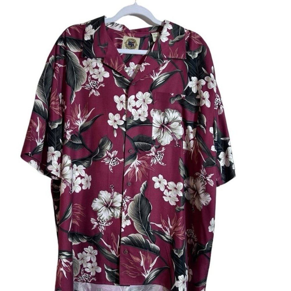 Pusser’s West Indies Silk Hawaiian Shirt -size Large